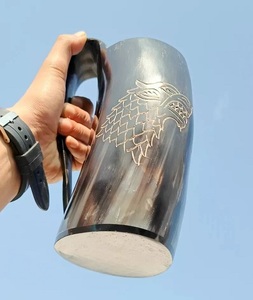 Taza de cuerno vikingo de calidad superior para beber para festivales y bodas, taza de café de cerveza y vino al mejor precio para la venta más caliente - Product Image 6