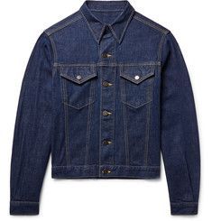 La mejor chaqueta de mezclilla desgastada Vintage para hombre con botón 100% algodón transpirable y ecológica, elegante y duradera - Product Image 5