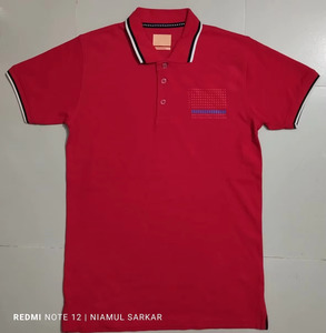 เสื้อโปโลผู้ชายแบบลำลองเสื้อกอล์ฟแขนสั้นเสื้อโปโลโลโก้ตามสั่ง - Product Image 2