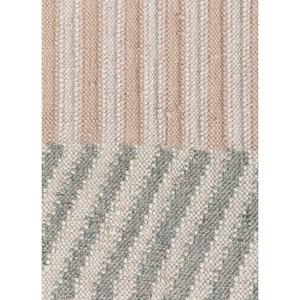 Alfombras de Lana Tejidas a Mano en Color Marfil con Diseño Geométrico de Cuadros para el Hogar, Rectangulares de 9x12, con Diseño de Diamantes para Pasillo, Sala de Estar y Dormitorio - ADWP-13084 - Product Image 3