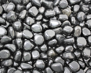 High Grade <b>Polished</b> <b>Black</b> Obsidian Tumbled Crystal 15-30mm Wholesale Eco-Friendly Feng Shui - Product Image 3