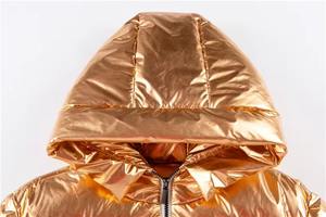 Abrigos acolchados con logotipo personalizado para hombre, chaqueta acolchada brillante con burbujas, chaqueta cálida de invierno para hombre - Product Image 5