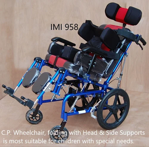 Precios de fábrica C.P Adult 958L Silla de ruedas con tamaño de asiento de 18 pulgadas Silla de ruedas de altura ajustable a la venta por exportadores - Product Image 3