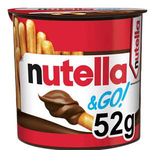 Nutella & Go original, mélange chocolat-noisette avec bâtonnets de pain croustillants, collation à emporter - Product Image 1