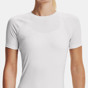 Camisetas de Yoga de manga corta de compresión personalizadas para mujer/ropa deportiva transpirable para Fitness Yoga camisetas deportivas de compresión para correr - Product Image 5