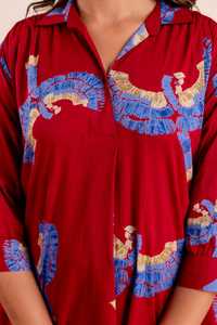 Confortable été coton a-ligne travail Kurti pantalon ensemble Long co-ord Style décontracté inde vente en gros fabricant femmes Kurtis - Product Image 5