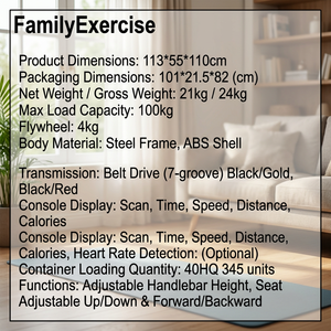 Vélo d'intérieur tout-en-un 2026 |   Système de résistance rotatif silencieux et prix d'approvisionnement direct pour le <span class=keywords><strong>cardio</strong></span> à domicile - Product Image 2