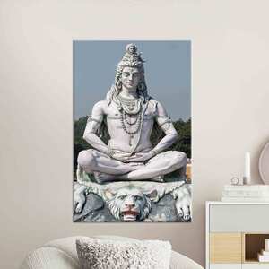 Lienzo Impreso: Elegante Arte de Estatuas Hindúes para Decoración del Hogar, Lienzo Enrollado - Product Image 1