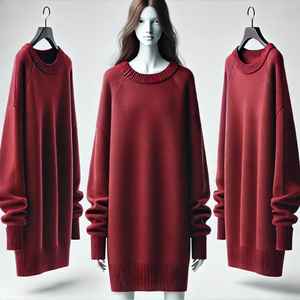 Suéter de Punto con Cuello en V de Viscosa/Algodón al por Mayor para Mujer, Transpirable, Antiencogimiento, de Secado Rápido, Informal, para Invierno - Product Image 5