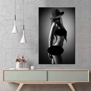 Lienzo de Arte Fotográfico Sensual: Decoración de Pared Erótica, Madura y Elegante, Impresión Enmarcada para Galería - Product Image 1