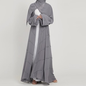 2024 thobe/thawb ชุดสวดมนต์มุสลิมชุดยาวชุดมุสลิมสำหรับผู้หญิงชุดยาวสีทึบ - Product Image 4