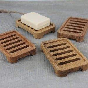 Plateau en bambou hygiénique, support durable en bois pour porte-savon, pour salle de bain, restaurant, toilettes - Ensembles de salle de bain de qualité - Spécial Ramadan - Product Image 6