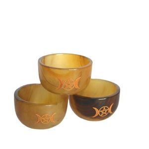 Top Selling Horn Bowls / High Quality Natural Buffalo Horn Bowl <b>Dinnerware</b> Horn Serving Bowl Manufacturer & Supplier From India - Product Image 2