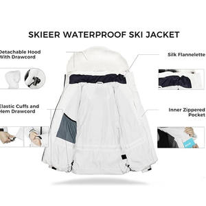 Veste d'hiver matelassée pour femme moderne et tendance, tissu tissé respirant, coupe-vent, construction isolée - Product Image 3