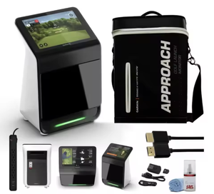 Moniteur de golf portable R50 avec simulateur et mesure des métriques du balle et du club, étui de transport pour utilisation en extérieur - Product Image 3