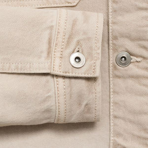 แจ็กเก็ตยีนส์แขนยาวเข้ารูปแบบลำลองของผู้ชายเสื้อแจ็กเก็ตยีนส์ขาดสไตล์สตรีทแจ็กเก็ตยีนส์สำหรับผู้ชายแบบกำหนดเอง2025 - Product Image 5