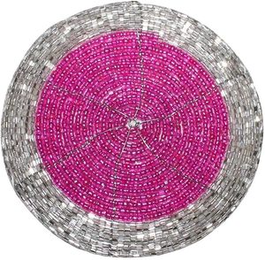 Needlework Embroidery Beaded <b>Table</b> <b>Coaster</b> for Tabletop and Kitchen Home Decor Mat Top Quality Product at Very Low Price - Product Image 3