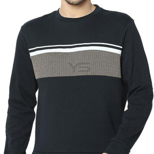 Sweat-shirt en molleton léger pour homme, 100% coton, couleur unie, hiver, logo personnalisé, impression numérique, plusieurs options de couleurs - Product Image 2