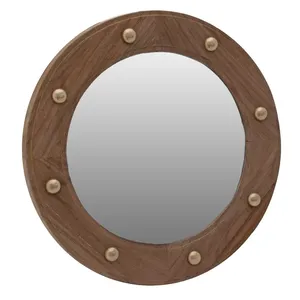 Nouvel arrivage de miroir à hublot nouveau miroir à hublot en métal pour la décoration de la maison nouveau miroir mural en gros bon marché - Product Image 1