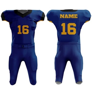 Uniforme Deportivo Personalizado con Transferencia Térmica, Precio Económico al por Mayor, Jersey de Fútbol Americano Transpirable de Secado Rápido, Tallas Grandes - Product Image 4