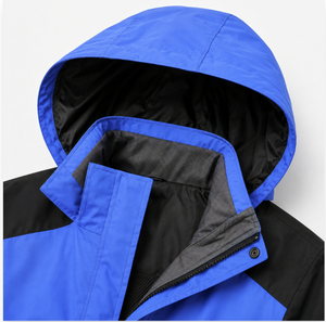 เสื้อแจ็คเก็ตกันน้ำแบบมีฮีตเตอร์บุนวมสีสันตัดกันสำหรับทุกเพศ - Product Image 2