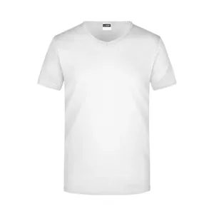 Camiseta Personalizada con Cuello en V y Corte Ajustado para Hombre, Camiseta Promocional Personalizable - Product Image 2