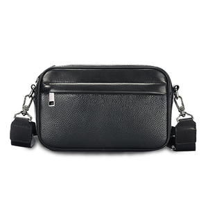 Design de luxe mode à la mode affaires décontracté hommes sacs à bandoulière étanche en cuir Pu épaule bandoulière grande capacité - Product Image 1