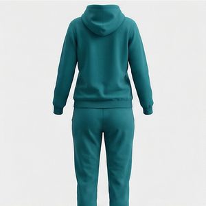 Conjunto Deportivo de Moda para Mujer, Sudadera Extra Grande, Pantalones Deportivos y Sudadera con Capucha, Ropa Deportiva para Mujer - Product Image 2