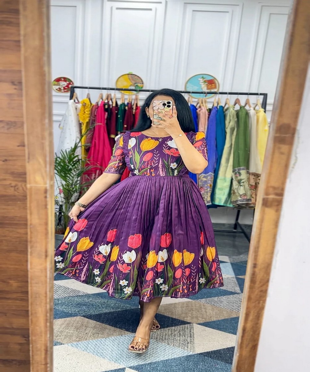 Buy In Bulk One Piece Daily Wear Cotton Dress Breathable Cotton,  Customizable Design | Alibaba.com