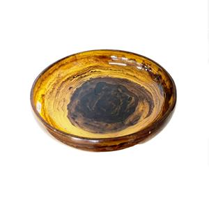 Bol de service en résine Noir 1 Jumbled 1 Bol en bois et résine Prix en ligne 1 USD CARRÉ - Product Image 4