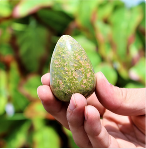 Meilleure qualité Offre Spéciale pierre naturelle Unakite oeuf achat en gros pierre précieuse de qualité supérieure oeuf cristal pierre Agate commande en gros - Product Image 5