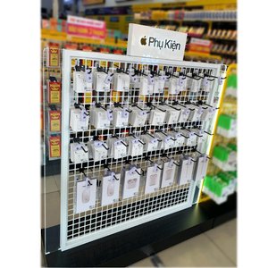 ADONG A45 Moderno Exhibidor Metálico Independiente para Estantes Escalonados, Opciones Personalizadas, Fácil Montaje, Vertical - Product Image 1