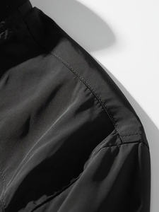 Chaqueta Bomber de calidad para hombre hecha a medida con cuello levantado Chaqueta de precio con logotipo de talla grande de invierno para hombre - Product Image 2