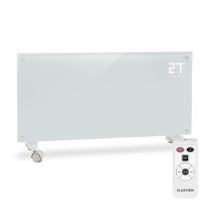 Radiateur Convecteur Mural Portable 2000W avec Minuteur 7 Jours IP24 pour Pièces jusqu'à 20 m² 8,5 kg Blanc - Product Image 1