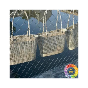 Sac de plage naturel en jonc de mer sac à main en paille durable avec poche intérieure pour les vacances à la plage pique-nique en plein air et la mode quotidienne - Product Image 6