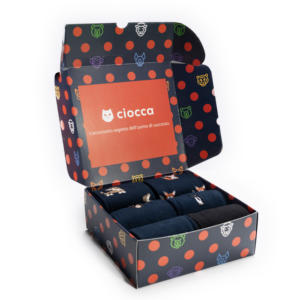 Chaussettes Quotidiennes Blanches en Coton pour Hommes, Motif Animalier, Coffret Cadeau Chaud – 6 Paires, Spandex Jetable, Impression Numérique, Semelle Unique, Hiver - Product Image 1