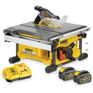 Scie à table sans fil XR FLEXVOLT 20V DCS7485T2-QW neuve scellée d'origine 210 mm (2x batterie 6,0 Ah + chargeur) professionnelle pour la coupe du bois - Product Image 3