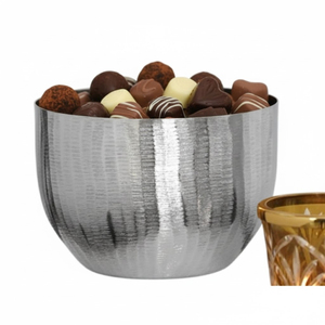 Elegantes Tazones de Metal para Servir Chocolate con Acabado Dorado y Cobre, Exhibición de Postres, Regalo Festivo Decorativo de Indian Metal World - Product Image 5