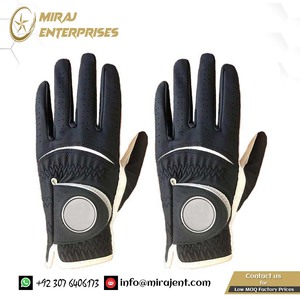 All Weather Grip Navy Khaki Red Small Medium Large XL Venta al por mayor Envío de la gota Pu Leather Soft Mens Guantes de golf Cabretta - Product Image 4