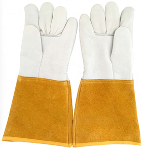Gants de soudage TIG en cuir de chèvre de qualité supérieure résistants à la chaleur - Product Image 4