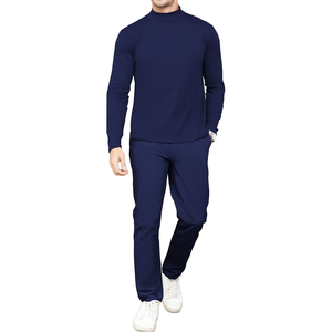 Survêtements pour hommes Respirant Humidité Wickiing Tricoté 2 Pièces Tenues Athlétiques Décontractées Survêtements pour Hommes Ensemble Jogger Ensembles - Product Image 1