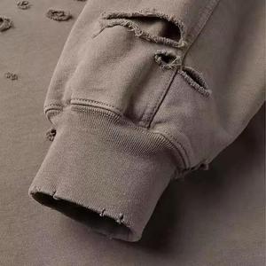 Hoodies Homme Oversize Effet Délavé et Usé, Style Vintage et Tendance – Nouveauté Très Demandée - Product Image 5