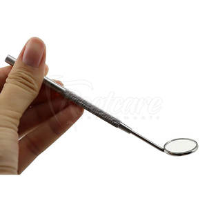 Espejo bucal dental antivaho con mango de acero inoxidable, herramienta de examen de salud bucal para odontología profesional - Product Image 6