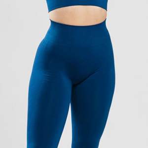 Legging en tricot sans couture 51% Polyamide 38% Polyester 11% élasthanne taille haute fuselée True Indigo pour femmes - Product Image 6
