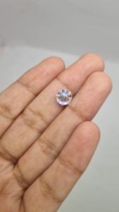 Diamante de moissanita Octágono facetado - Product Image 3