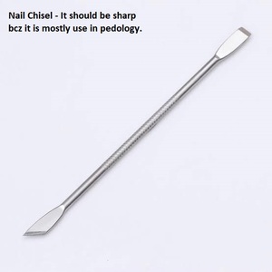 Professional stainless steel <b>Nail</b> Pusher Gel <b>Nail</b> <b>Polish</b> <b>Remover</b> Tools Double Side Cuticle Pusher for Beauty Tools - Product Image 1