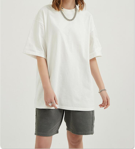 เสื้อยืดคอกลมแขนสั้นผ้าฝ้ายถัก 100% สำหรับผู้หญิง ระบายอากาศได้ดี แห้งเร็ว เป็นมิตรกับสิ่งแวดล้อม เหมาะสำหรับฤดูร้อน เนื้อผ้าหนา - Product Image 3
