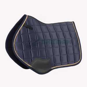 Selle d'équitation anglaise, conception légère et durable avec rouleaux de genou rembourrés, cuir souple et contact étroit pour la compétition - Product Image 6