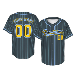 Ensemble de maillots de baseball brodés sur mesure, séchage rapide, respirant, coupe ajustée, uniforme sportif - Product Image 2