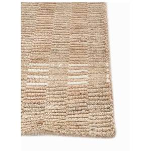 พรมทอมือจากขนแกะ Saga สีเบจและสีน้ำตาล ลายเรขาคณิต รูปทรงสี่เหลี่ยมผืนผ้า สำหรับบ้าน ห้องนั่งเล่น ทางเดิน ห้องโถง-รุ่น Hwl-203 - Product Image 4